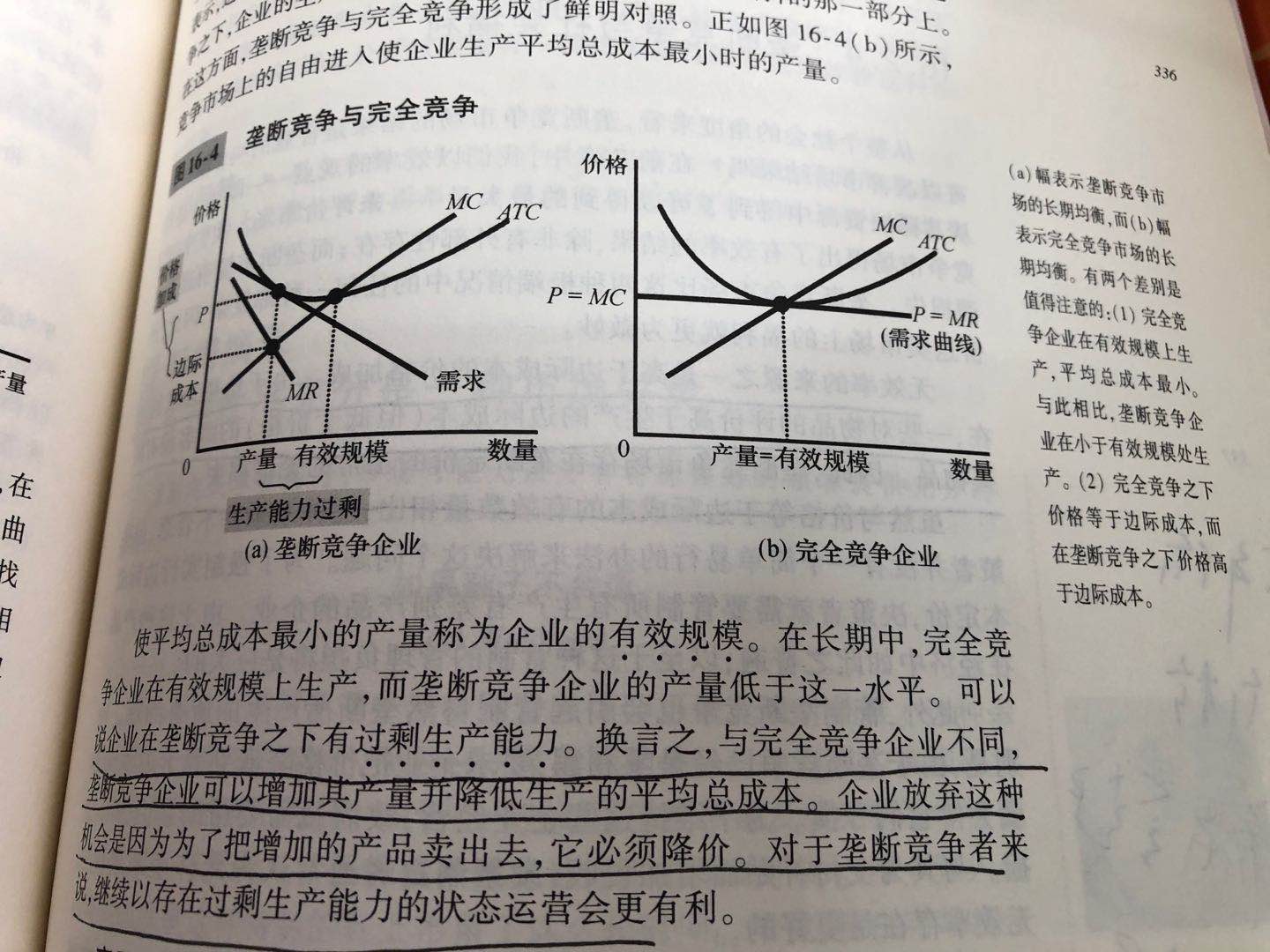 垄断竞争与完全竞争